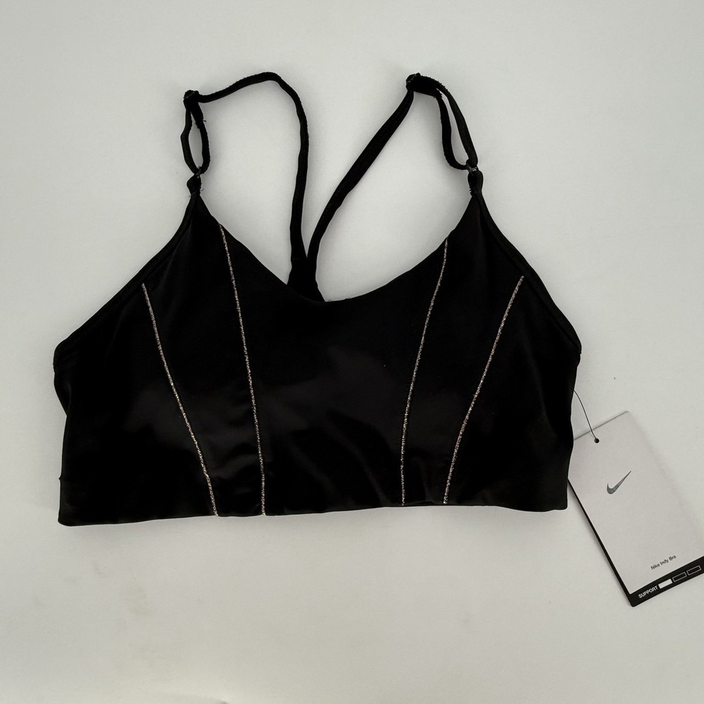Nike Indy Sports Bra Size Small Light Support Dri-fit Adjustable Straps Workout